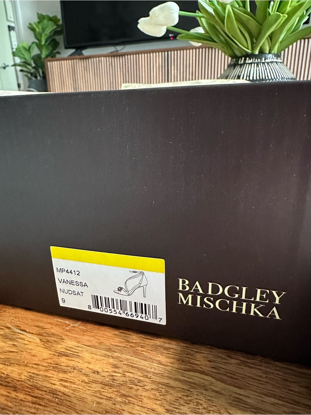 Badgley Mischka satin wedding heels - Picture 6 of 7
